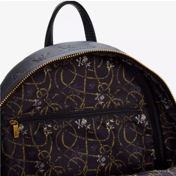 Loungefly Disney Pirates of the Caribbean Jack Sparrow
Mini Backpack NWT 🏴‍☠️ - Picture 4 of 14